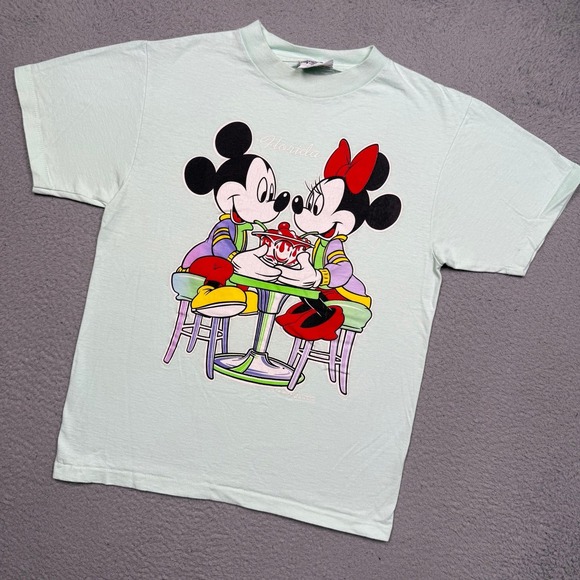 Disney Tops - Vintage 90s Disney Mickey Minnie T-shirt